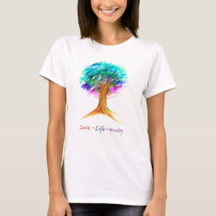 Tree of Life Liebe Unity T - Shirt