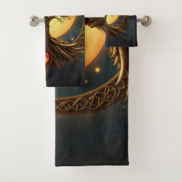 Tree of Life – Moonlit Enlightenment Badhandtuch Set