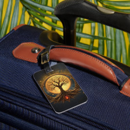 Tree of Life – Moonlit Enlightenment Gepäckanhänger