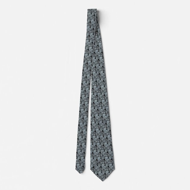 Tree of Life Neck Tie - Custom Color Krawatte (Rückseite)