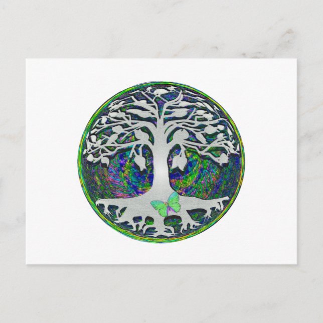 Tree of Life New Beginnings by Amelia Carrie Postkarte (Vorderseite)
