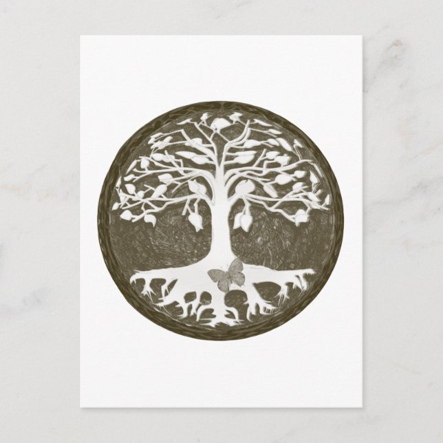 Tree of Life New Beginnings by Amelia Carrie Postkarte (Vorderseite)
