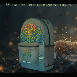 Tree of Life Shifting Dawn  Bedruckter Rucksack
