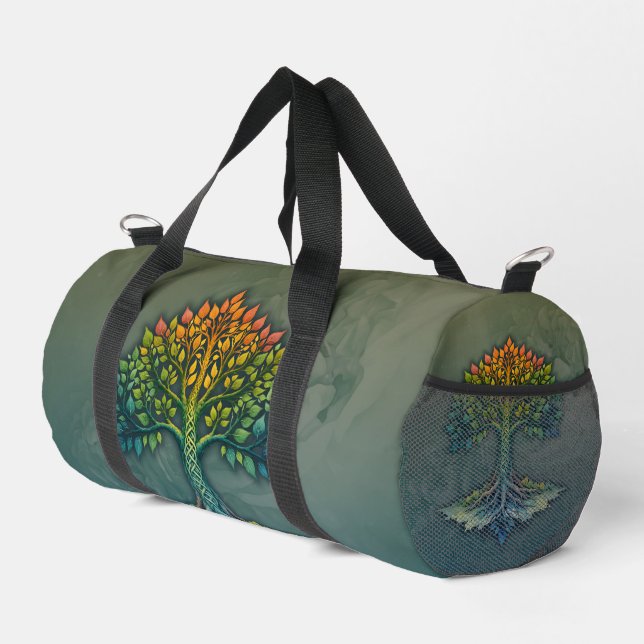 Tree of Life Shifting Dawn  Duffle Bag (Rechte Ecke)