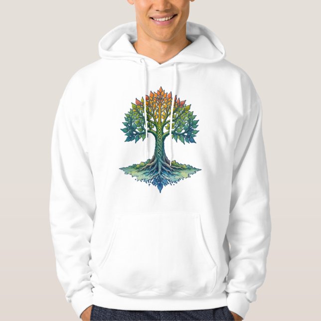 Tree of Life Shifting Dawn  Hoodie (Vorderseite)
