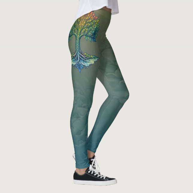 Tree of Life Shifting Dawn  Leggings (Rechts)