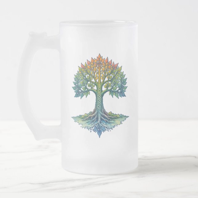 Tree of Life Shifting Dawn  Mattglas Bierglas (Links)