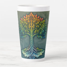 Tree of Life Shifting Dawn  Milchtasse