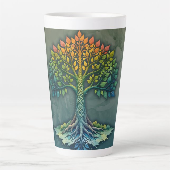 Tree of Life Shifting Dawn  Milchtasse (Vorderseite)