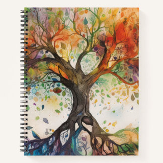 Tree of Life Spiral Notebook Notizbuch