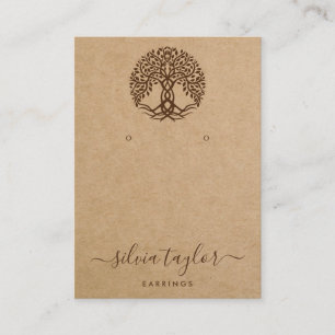 Tree of Life Spirituelle Tree Bio Visitenkarte