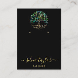 Tree of Life Spirituelle Tree Bio Visitenkarte