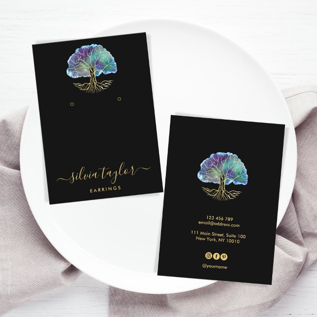 Tree of Life Spirituelle Tree Bio Visitenkarte (Von Creator hochgeladen)