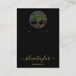 Tree of Life Spirituelle Tree Bio Visitenkarte