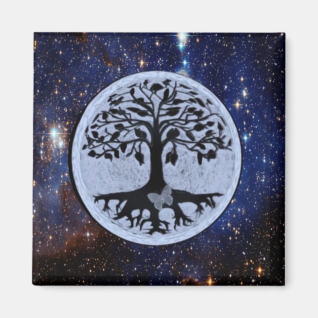Tree of Life Stars Magnet (Vorne)