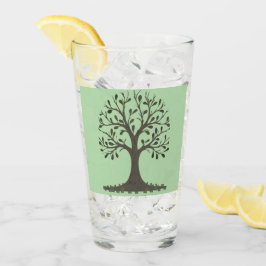 🌳 Tree of Life Tall Drinking Glass - Barware 🥛 Glas