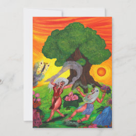 Tree of Life Wassercolor Tanz Joy Liebe Art Einladung