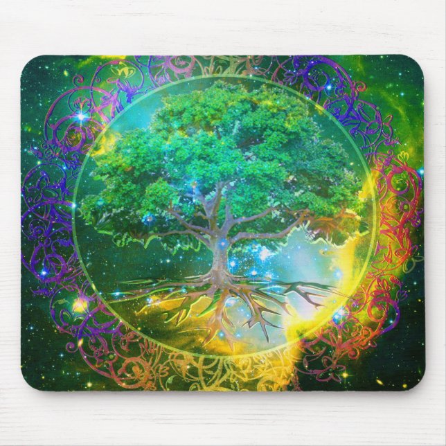Tree of Life Wellness Gel Mouse Pad Mousepad (Vorne)