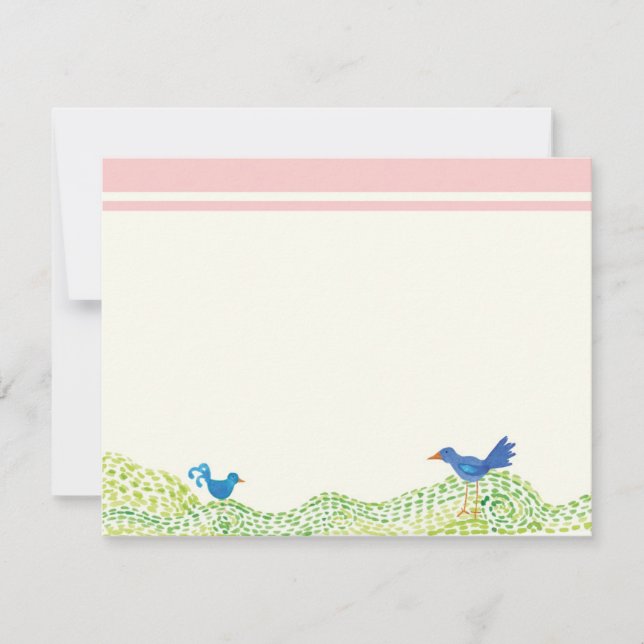 Tree of Life, Whimsical Girl Merci Cartes de notes (Devant)