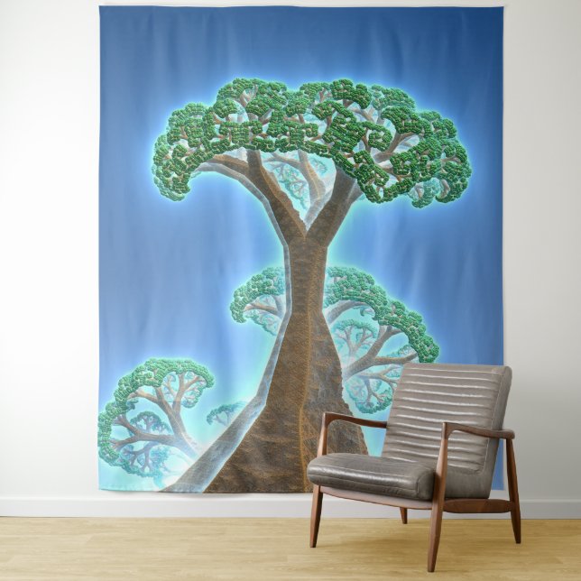 Tree of Light Tapestry Wandteppich (Beispiel)