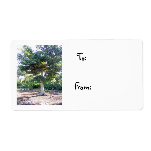 Tree of Wisdom-Weihnachtslabel (Vorne)