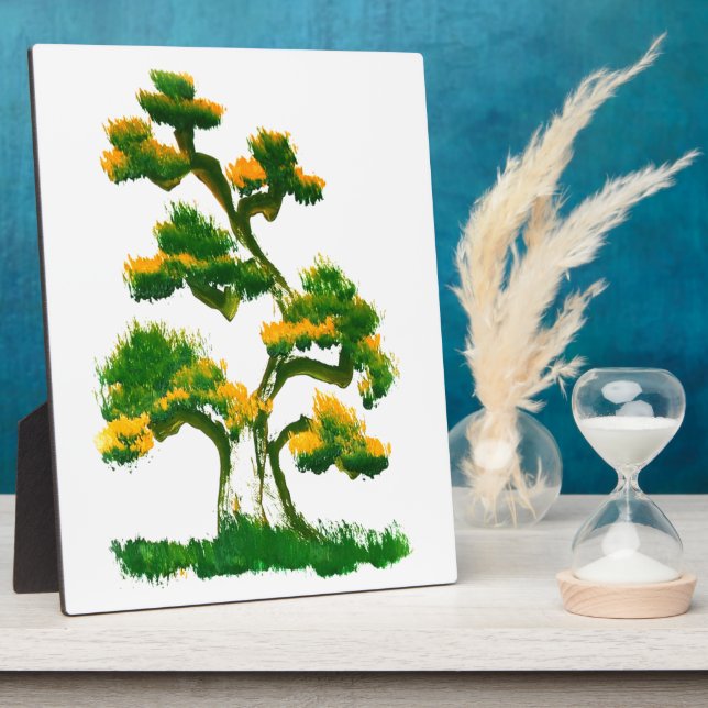 Tree Painting by Elephant Fotoplatte (Seite)
