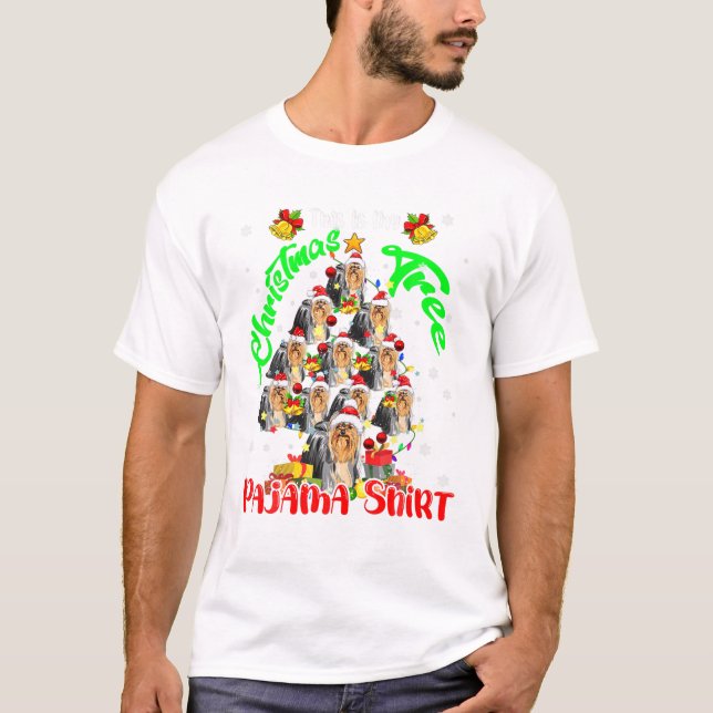 Tree Pajama Xmas Tree T-Shirt (Vorderseite)