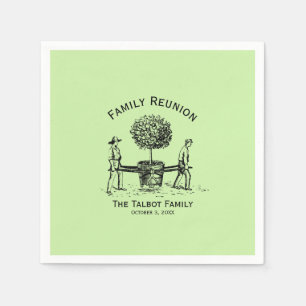 Tree Personalisiert Family Wiedersehen Paper Napki Serviette