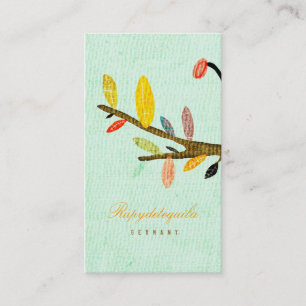 Tree Pistaschio Business Card Visitenkarte