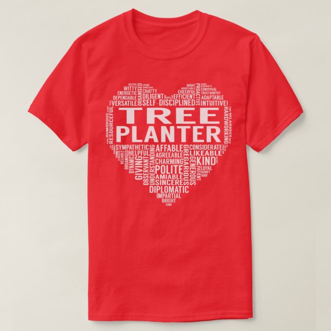 Tree Planter Heart T-Shirt (Design vorne)