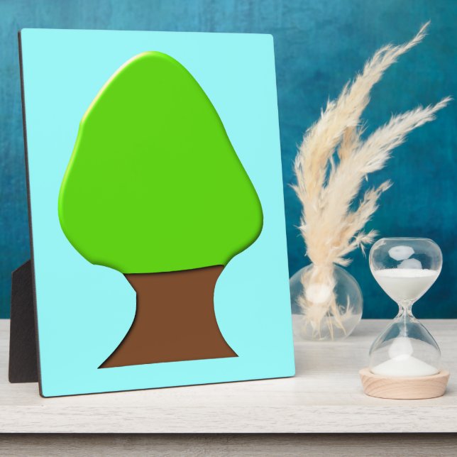 Tree Plaque Fotoplatte (Seite)