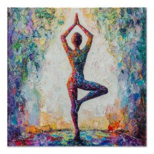 Tree Pose Poster