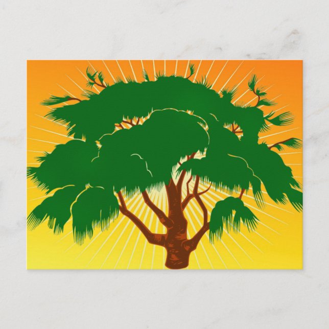 Tree Postcard Postkarte (Vorderseite)