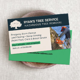 Tree-Removal-Service-Foto Business Card Visitenkarte