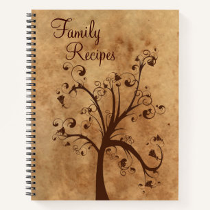Tree-Rezept Notizbuch