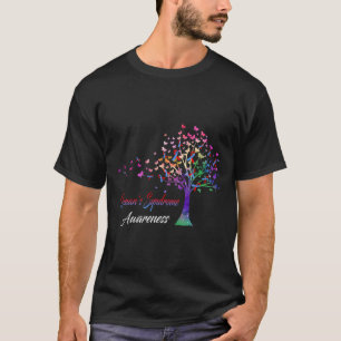 Tree Ribbon Noonans Syndrom Bewusstsein T-Shirt