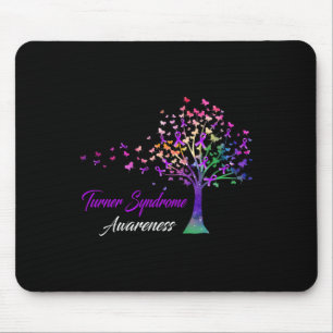 Tree Ribbon Turner Syndrome Awareness Mousepad