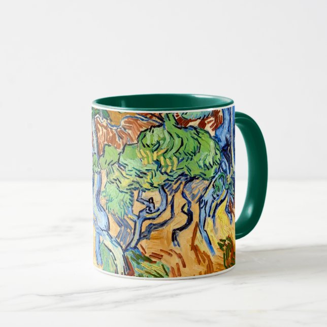 Tree Roots (1890) Vincent Van Gogh botanische Kuns Tasse (VorderseiteRechts)