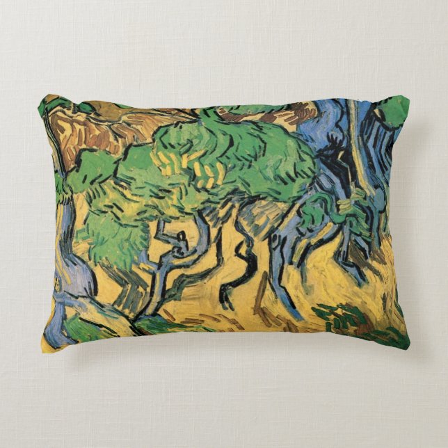 Tree Roots and Trunks von Vincent van Gogh Dekokissen (Vorderseite)