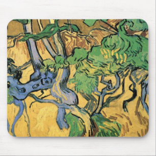 Tree Roots and Trunks von Vincent van Gogh Mousepad