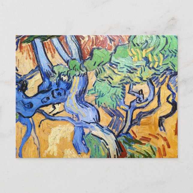 Tree Roots Vincent van Gogh Postkarte (Vorderseite)