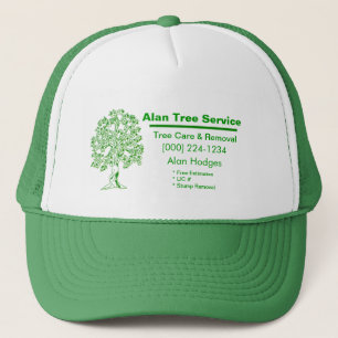 Tree Service Business Card Truckerkappe
