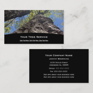 Tree Service Business Card Visitenkarte