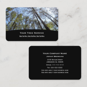 Tree Service Business Card Visitenkarte