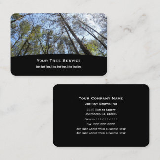Tree Service Business Card Visitenkarte