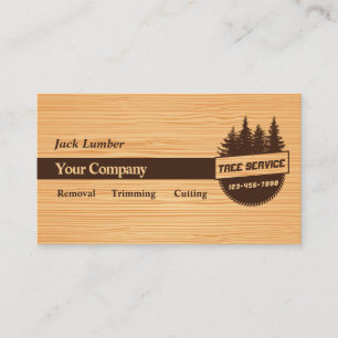 Tree Service Business Cards Visitenkarte