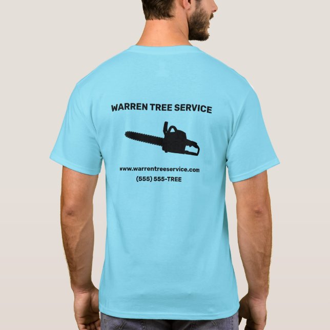 Tree Service Company T - Shirt (Rückseite)