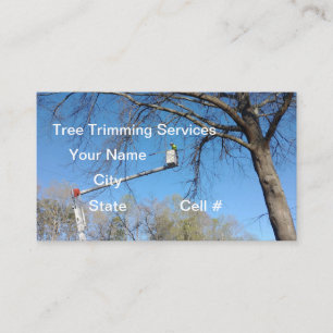 Tree Services Business Card Visitenkarte