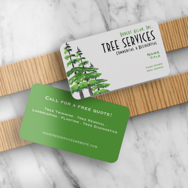 Tree Services Standard, 3,5" x 2,0" Visitenkarte (Von Creator hochgeladen)