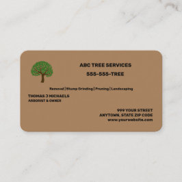 Tree-Services Visitenkarte